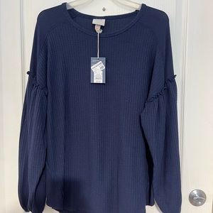 Knox Rose Waffle Knit Top